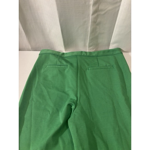 Flying Tomato Wide Leg Green Pants Women Size Large Green Retro Stretch Fit Soft - Picture 5 of 5